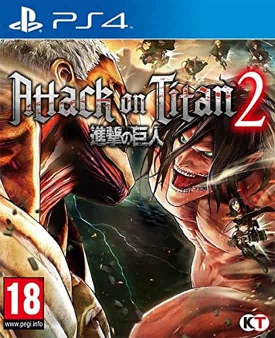 attack on titan 2 ps4 cover
