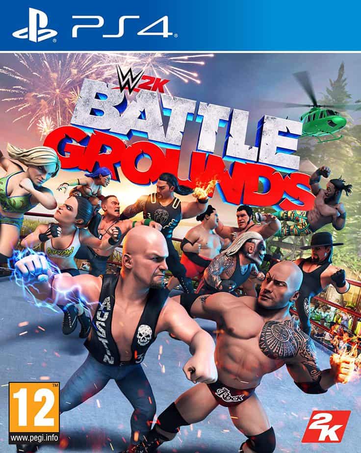 WWE Battlegrounds PS4 Cover