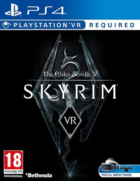 Skyrim VR PS4 Cover