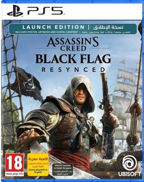 Assassins Creed Black Flag Resynced Launch Edition PS5 Cover